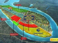 Căn góc nhà phố Swan Bay ngay bến du thuyền 2 mặt tiền Căn góc nhà phố Swan Bay ngay bến du thuyền 2 mặt tiền