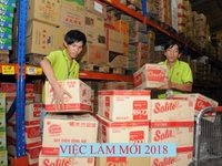 Tuyển nam phụ kho hàng, tạp hóa,bốc xếp 14 triệu/ tháng Tuyển nam phụ kho hàng, tạp hóa,bốc xếp 14 triệu/ tháng