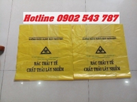 Túi rác, bao rác dùng trong bệnh viện có in logo phân loại rác y tế Túi rác, bao rác dùng trong bệnh viện có in logo phân loại rác y tế