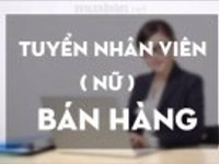 Cửa hàng tiêu dùng cần tuyển nhân viên bán hàng Cửa hàng tiêu dùng cần tuyển nhân viên bán hàng