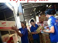 Tuyển tài xế B-B2-C phụ xe - bốc vác hàng hoá siêu thị Tuyển tài xế B-B2-C phụ xe - bốc vác hàng hoá siêu thị