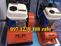 Máy đầm bàn động cơ 7HP, chạy xăng Hyundai PC80 Máy đầm bàn động cơ 7HP, chạy xăng Hyundai PC80