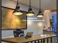 Đèn thả trần chóa sắt kiểu cổ xưa 370k Đèn thả trần chóa sắt kiểu cổ xưa 370k