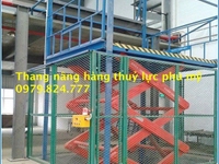 Lắp đặt thang nâng hàng thuỷ lực Lắp đặt thang nâng hàng thuỷ lực