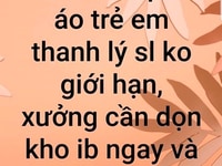 Thu mua quần áo trẻ em thanh lý Thu mua quần áo trẻ em thanh lý