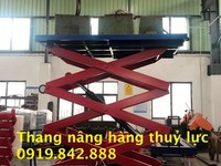 Chuyên lắp đặt thang nâng hàng thuỷ lực 1000kg Chuyên lắp đặt thang nâng hàng thuỷ lực 1000kg