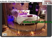 Giường ngủ hình tròn đẹp phong cách hiện đại ấn tượng Giường ngủ hình tròn đẹp phong cách hiện đại ấn tượng
