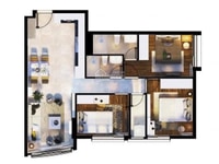Bán gấp CH Summer Square, 2PN, 2WC, đường Tân Hòa Đông, Q6, giá 1.9 tỷ Bán gấp CH Summer Square, 2PN, 2WC, đường Tân Hòa Đông, Q6, giá 1.9 tỷ