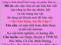 FR&TYYTuyển nhân viên online chủ động thời gian từ 2-3h/ng, FR&TYYTuyển nhân viên online chủ động thời gian từ 2-3h/ng,