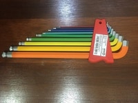 Bộ lục giác màu sắc đầu bi AMF 47100 - Đức Bộ lục giác màu sắc đầu bi AMF 47100 - Đức