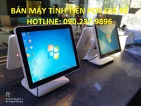 Máy tính tiền 2 màn hình dùng cho cửa hàng thức ăn nhanh Máy tính tiền 2 màn hình dùng cho cửa hàng thức ăn nhanh