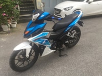 Honda Winner 150 màu xanh đăng ký 218 biển HN Honda Winner 150 màu xanh đăng ký 218 biển HN