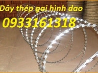 Dây thép gai hình dao bảo vệ nhà, biệt thự, trường học Dây thép gai hình dao bảo vệ nhà, biệt thự, trường học