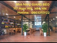 Tìm đối tác để sang nhượng hoặc hợp tác KD NHÀ HÀNG BIA HƠI GIANG BÉO Tìm đối tác để sang nhượng hoặc hợp tác KD NHÀ HÀNG BIA HƠI GIANG BÉO