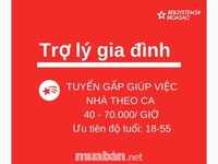 Tuyển giúp việc theo giờ, làm ca 3,5h Tuyển giúp việc theo giờ, làm ca 3,5h