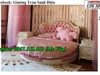 Giường ngủ hình tròn giá rẻ- phòng ngủ lạ mắt hiện đại với giường tròn Giường ngủ hình tròn giá rẻ- phòng ngủ lạ mắt hiện đại với giường tròn