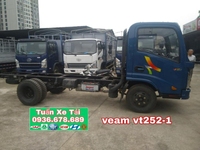 Bán xe tải veam vt252-1,tải trọng 2t4,thùng 4m1,máy hyundai,giá rẻ Bán xe tải veam vt252-1,tải trọng 2t4,thùng 4m1,máy hyundai,giá rẻ