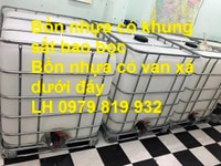 Cung cấp tank nhựa IBC 1 khối có khung bao bọc Cung cấp tank nhựa IBC 1 khối có khung bao bọc