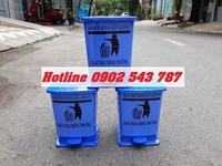 Thùng rác y tế đạp chân 20L, 10L dùng trong bệnh viện Thùng rác y tế đạp chân 20L, 10L dùng trong bệnh viện