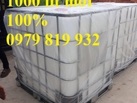 Bồn nhựa IBC 1000 lít mới - tank nhựa Bồn nhựa IBC 1000 lít mới - tank nhựa