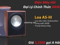 Loa Sub Arirang AS III bass 30cm, 200Wg có bán trả góp Loa Sub Arirang AS III bass 30cm, 200Wg có bán trả góp