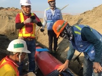 Bọc mối hàn bằng băng quấn Premcote101 Bọc mối hàn bằng băng quấn Premcote101