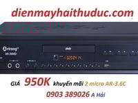 Đầu Karaoke Arirang AR-36MD khuyến mãi 2 micro AR-3.6C Đầu Karaoke Arirang AR-36MD khuyến mãi 2 micro AR-3.6C