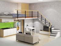 Bán căn 1 trệt 1 lửng dt 4x8, pháp lý đầy đủ, nhà mới, đầy đủ nội thất Bán căn 1 trệt 1 lửng dt 4x8, pháp lý đầy đủ, nhà mới, đầy đủ nội thất
