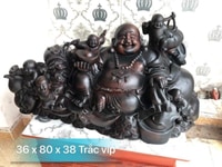 Tượng gỗ Di Lặc ngũ phúc - nội thất phong thủy _Mỹ nghệ Âu Lạc Tượng gỗ Di Lặc ngũ phúc - nội thất phong thủy _Mỹ nghệ Âu Lạc