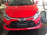 Toyota Wigo 1.2 số tự động màu đỏ giao ngay Toyota Wigo 1.2 số tự động màu đỏ giao ngay