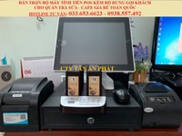 Bán trọn bộ máy tính tiền kèm bộ rung cho quán trà sữa tại Hà Nội Bán trọn bộ máy tính tiền kèm bộ rung cho quán trà sữa tại Hà Nội