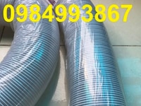 Ống gió bụi trắng PVC trắng trong ,lõi thép bọc nhưa Ống gió bụi trắng PVC trắng trong ,lõi thép bọc nhưa