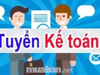 Tuyển gấp 02 nhân viên kế toán thu ngân không yêu cầu kinh nghiệm Tuyển gấp 02 nhân viên kế toán thu ngân không yêu cầu kinh nghiệm