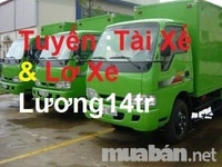 Cần tuyển dụng gấp tài xế, lơ xe. chạy tải nhẹ giao hàng bánh kẹo Cần tuyển dụng gấp tài xế, lơ xe. chạy tải nhẹ giao hàng bánh kẹo