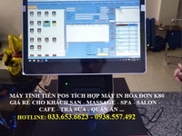 Máy tính tiền pos tích hợp máy in bill dùng cho karaoke giá rẻ Máy tính tiền pos tích hợp máy in bill dùng cho karaoke giá rẻ
