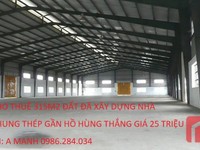 Cần cho thuê 375m2 đất đã dựng khung thép khu Cái Dăm làm nhà hàng Cần cho thuê 375m2 đất đã dựng khung thép khu Cái Dăm làm nhà hàng