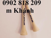In logo lên bóng golf và tee golf In logo lên bóng golf và tee golf