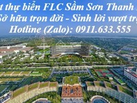 BIỆT THỰ NGHỈ DƯỠNG FLC SẦM SƠN THAH HÓA VỊ TRÍ ĐẸP - GIÁP BIỂN - GI BIỆT THỰ NGHỈ DƯỠNG FLC SẦM SƠN THAH HÓA VỊ TRÍ ĐẸP - GIÁP BIỂN - GI