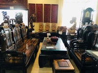 Bộ bàn ghế tần thủy hoàng gỗ mun lào Bộ bàn ghế tần thủy hoàng gỗ mun lào
