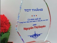 Biểu trưng pha lê, quà tặng vinh danh Biểu trưng pha lê, quà tặng vinh danh