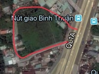 Bán đất mặt tiền QL 1A Bình Chánh 9.100m2 .Gía 93 tỷ TL: Bán đất mặt tiền QL 1A Bình Chánh 9.100m2 .Gía 93 tỷ TL: