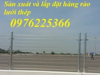 Hàng rào lưới thép mạ kẽm, nhận sản xuất và lăp đặt Hàng rào lưới thép mạ kẽm, nhận sản xuất và lăp đặt