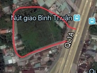 Bán đất MT QL 1A đối diện Bến Xe Miền Tây Mới 9100m giá 93 tỷ Bán đất MT QL 1A đối diện Bến Xe Miền Tây Mới 9100m giá 93 tỷ