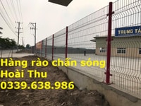 Hàng rào mạ kẽm sơn tĩnh điện gập 2 đầu Hàng rào mạ kẽm sơn tĩnh điện gập 2 đầu