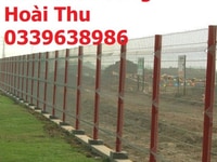 Hàng rào sơn tĩnh điện chấn sóng trên thân Hàng rào sơn tĩnh điện chấn sóng trên thân