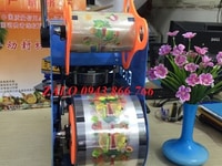 Máy dán miệng ly cốc trà sữa sinh tố nước mía ETON D7 Máy dán miệng ly cốc trà sữa sinh tố nước mía ETON D7