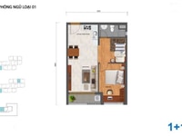 Cần bán căn hộ Safira 1 + 1PN 50m2, giá 1.620 tỷ Cần bán căn hộ Safira 1 + 1PN 50m2, giá 1.620 tỷ