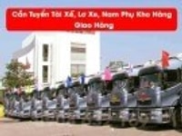 Cần tài xế, phụ kho bốc xếp hàng hóa ra vào kho chế độ đầy đủ Cần tài xế, phụ kho bốc xếp hàng hóa ra vào kho chế độ đầy đủ