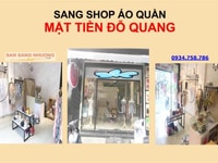 Sang shop áo quần mặt tiền đỗ quang Sang shop áo quần mặt tiền đỗ quang
