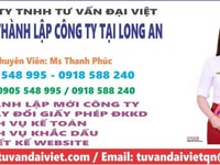 Nhận thủ tục thành lập công ty, thay đổi GPKD nhanh chóng Nhận thủ tục thành lập công ty, thay đổi GPKD nhanh chóng